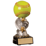 Softball Encore Resin Trophy - Custom Engraved Award