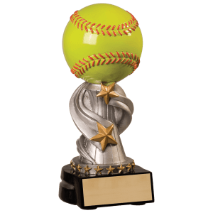 Softball Encore Resin Trophy - Custom Engraved Award