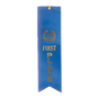 1st Place Carded Ribbon With String - Custom Award Ribbon