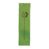 Participant Carded Ribbon With String - Custom Award Ribbon