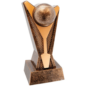 Baseball/Softball Rock Award Resin Trophy - Custom Engraved Award