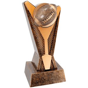 Football Rock Award Resin Trophy - Custom Engraved Award