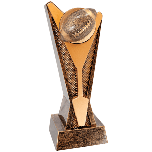 Football Rock Award Resin Trophy - Custom Engraved Award