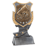 Cheer Shield Award Resin Trophy - Custom Engraved Award