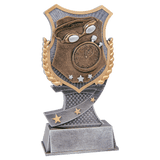 Swimming Shield Award Resin Trophy - Custom Engraved Award