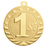 Gold Bright Starbrite Medal - Custom Engraved Award