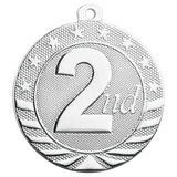 Silver Bright Starbrite Medal - Custom Engraved Award