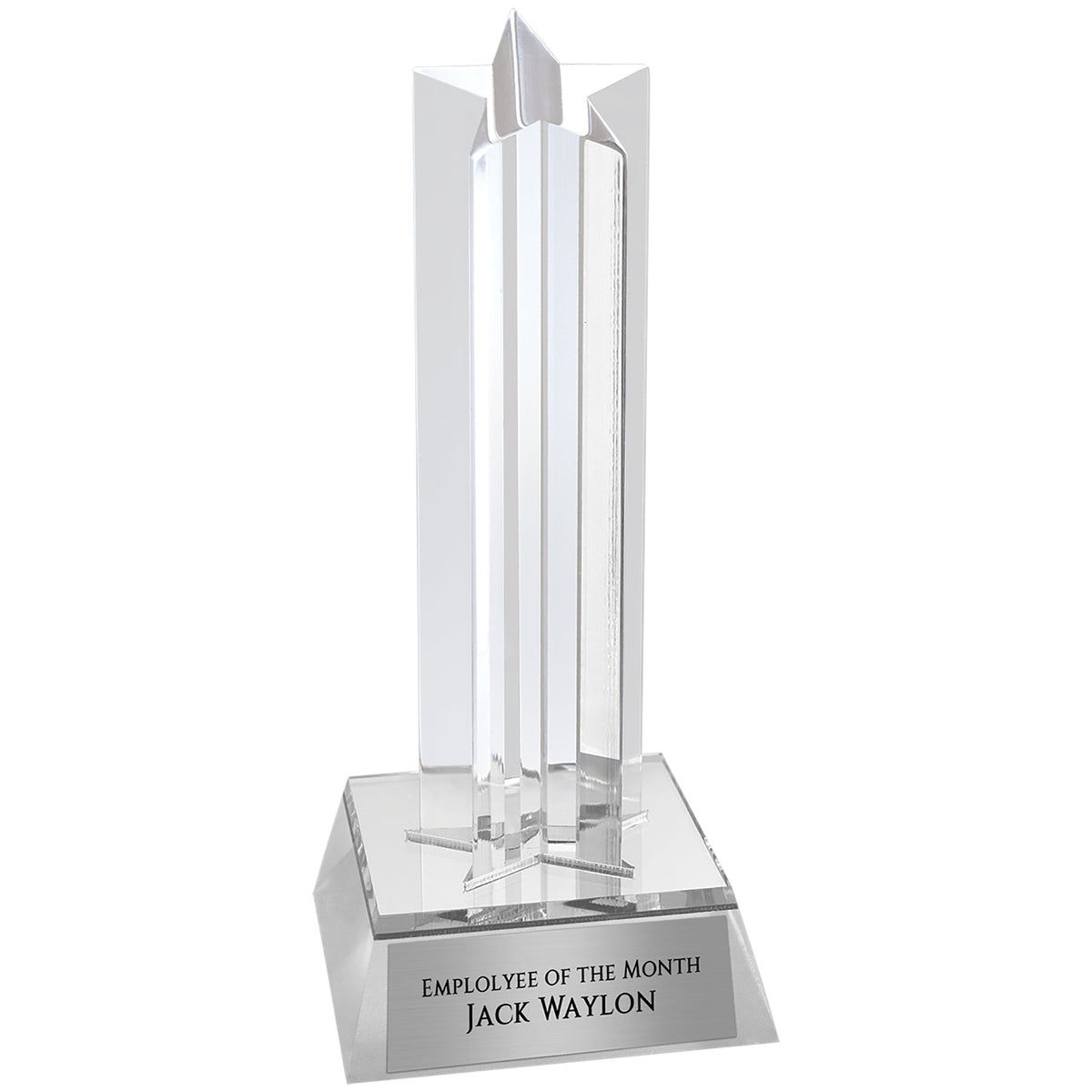 Star Column Acrylic - Custom Engraved Award