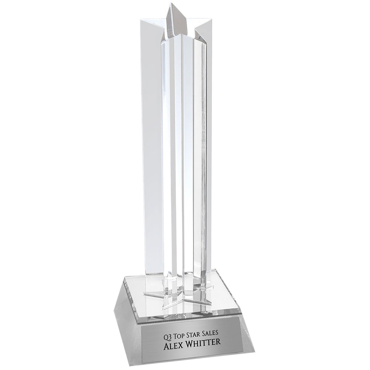 Star Column Acrylic - Custom Engraved Award