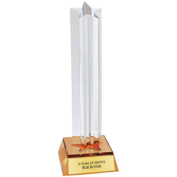 Star Column Acrylic - Custom Engraved Award