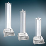 Star Column Acrylic - Custom Engraved Award