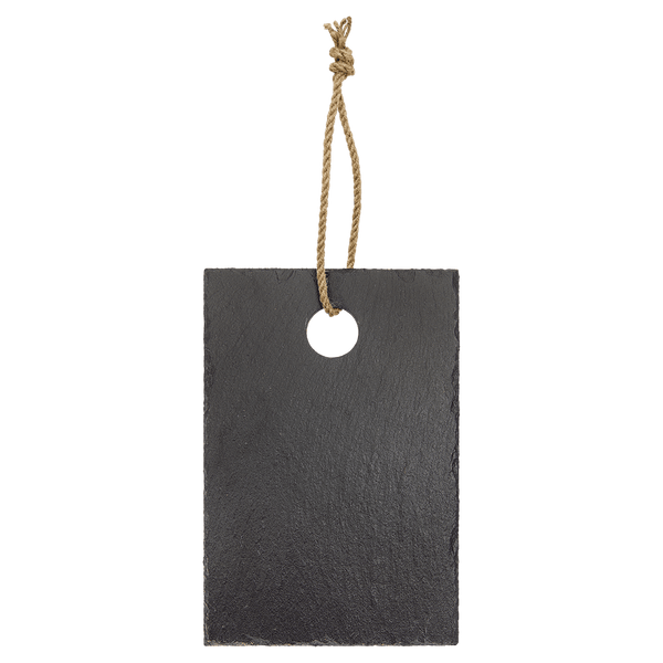 Rectangle Slate Cutting Board with Hanger String - Laser Engraved Kitchen