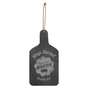 Rectangle Slate Cutting Board with Hanger String - Laser Engraved Kitchen