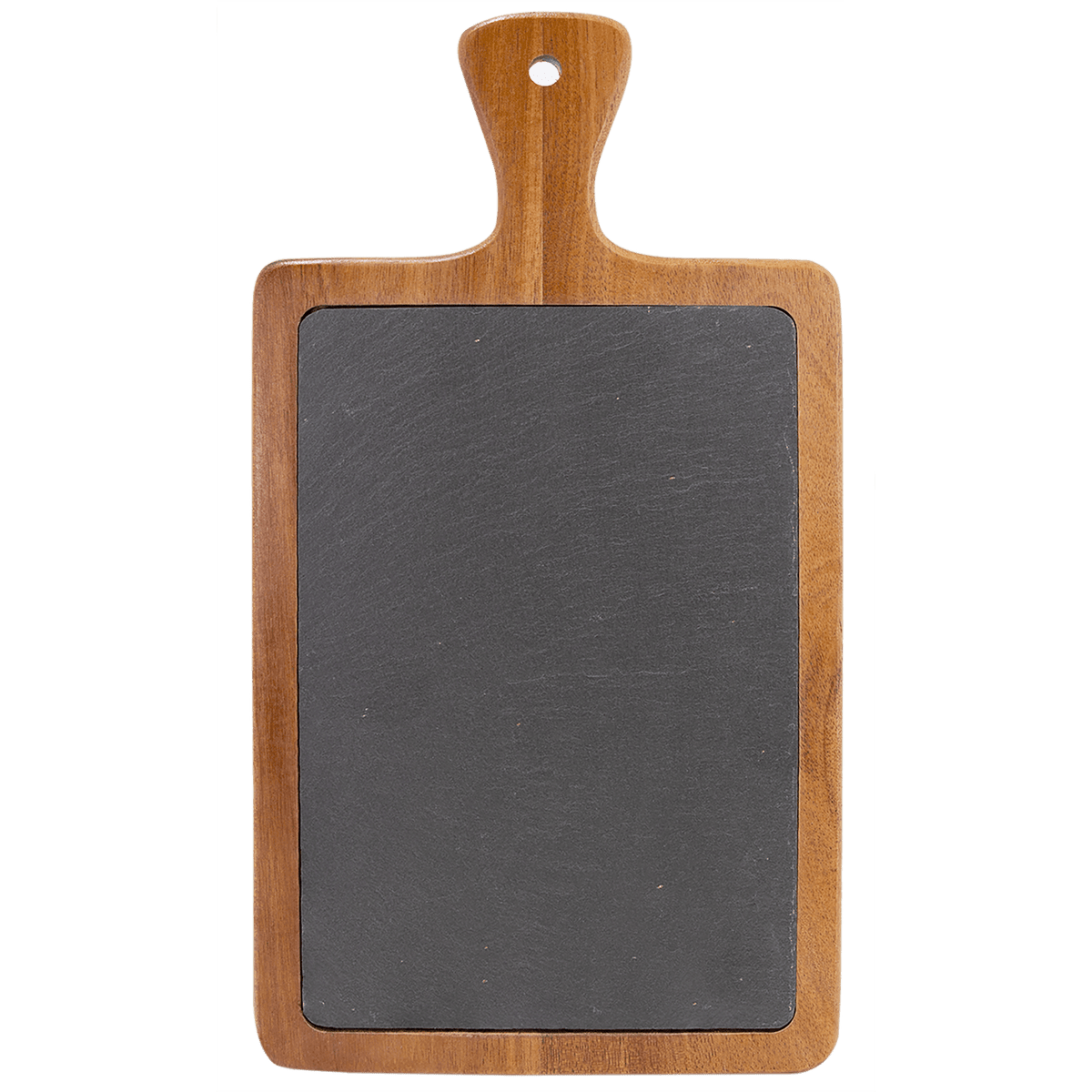 Acacia Wood and Slate Cutting Board - Laser Engraved Kitchen