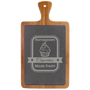 Acacia Wood and Slate Cutting Board - Laser Engraved Kitchen