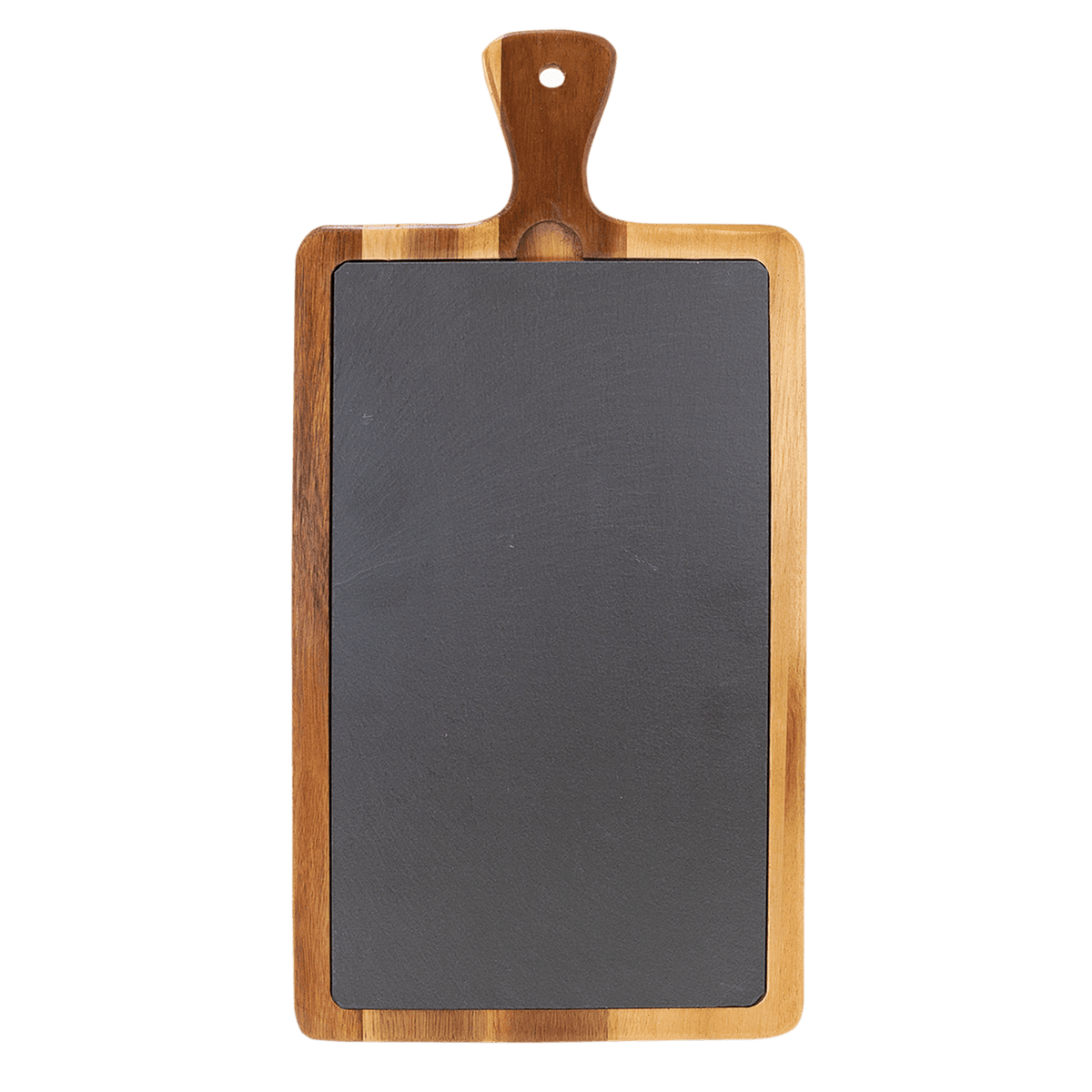 Acacia Wood and Slate Cutting Board - Laser Engraved Kitchen