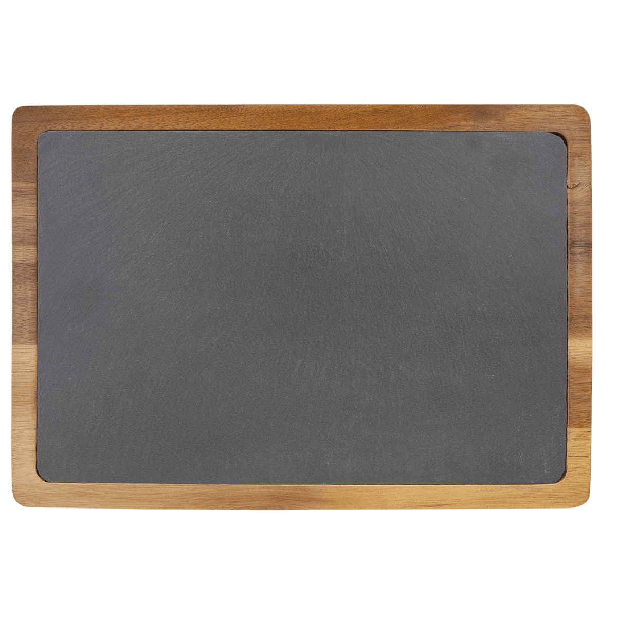 Acacia Wood and Slate Cutting Board - Laser Engraved Kitchen