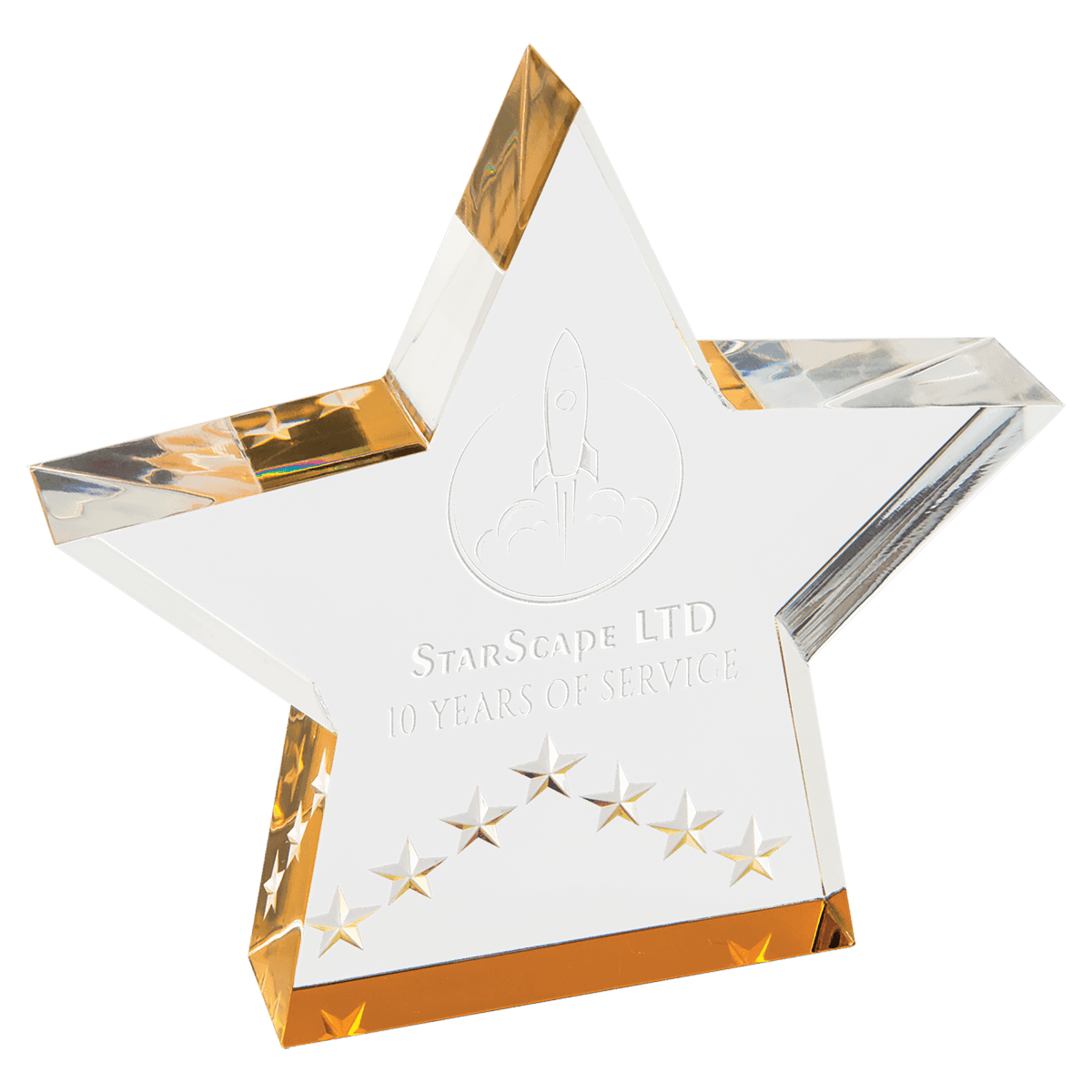Star Performance Acrylic - Custom Engraved Award