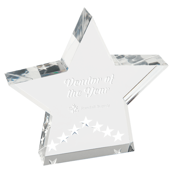 Star Performance Acrylic - Custom Engraved Award