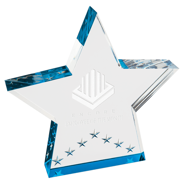 Star Performance Acrylic - Custom Engraved Award