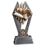 Baseball/Softball Sun Ray Resin Trophy - Custom Engraved Award