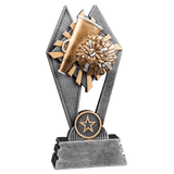 Cheer Sun Ray Resin Trophy - Custom Engraved Award