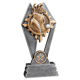 Golf Sun Ray Resin Trophy - Custom Engraved Award