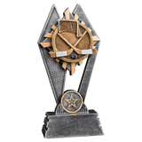 Hockey Sun Ray Resin Trophy - Custom Engraved Award