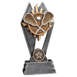 Lacrosse Sun Ray Resin Trophy - Custom Engraved Award