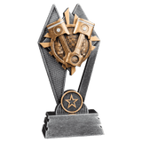 Racing Sun Ray Resin Trophy - Custom Engraved Award