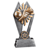 Soccer Sun Ray Resin Trophy - Custom Engraved Award