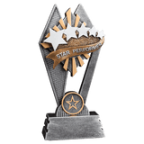 Star-Performer Sun Ray Resin Trophy - Custom Engraved Award
