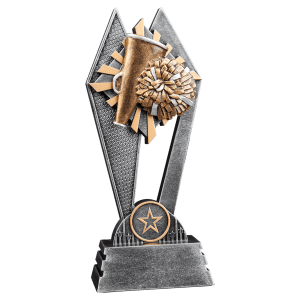 Cheer Sun Ray Resin Trophy - Custom Engraved Award