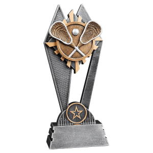 Lacrosse Sun Ray Resin Trophy - Custom Engraved Award