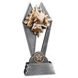 Martial-Arts Sun Ray Resin Trophy - Custom Engraved Award
