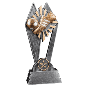 Soccer Sun Ray Resin Trophy - Custom Engraved Award