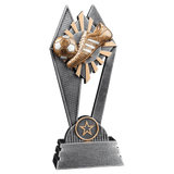 Soccer Sun Ray Resin Trophy - Custom Engraved Award