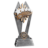 Star-Performer Sun Ray Resin Trophy - Custom Engraved Award