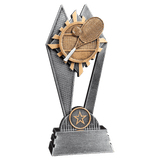 Tennis Sun Ray Resin Trophy - Custom Engraved Award