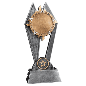 2in Insert Holder Sun Ray Resin Trophy - Custom Engraved Award