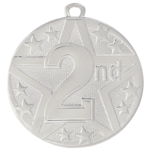 Silver Superstar Medal - Custom Engraved Award