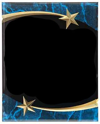 Shooting Star Acrylic Plaque - Custom Engraved Award