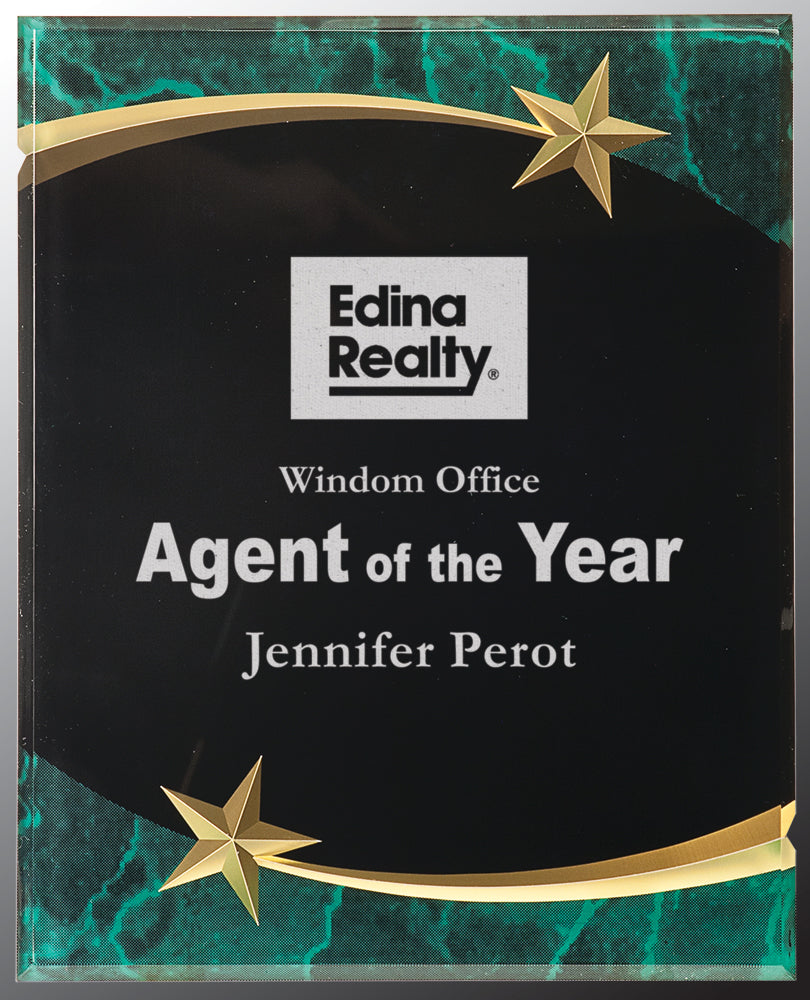 Shooting Star Acrylic Plaque - Custom Engraved Award