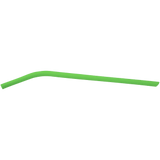 Green Small Silicone Straw - Laser Engraved Gift