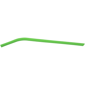 Green Small Silicone Straw - Laser Engraved Gift
