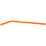 Orange Small Silicone Straw - Laser Engraved Gift
