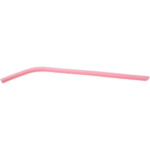Pink Small Silicone Straw - Laser Engraved Gift