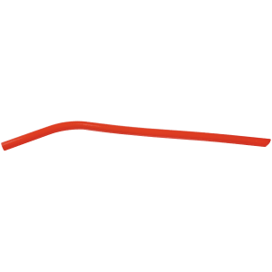 Red Small Silicone Straw - Laser Engraved Gift