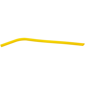 Yellow Small Silicone Straw - Laser Engraved Gift
