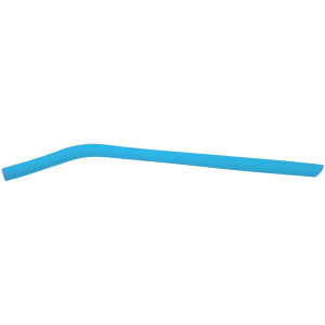 Blue Large Silicone Straw - Laser Engraved Gift